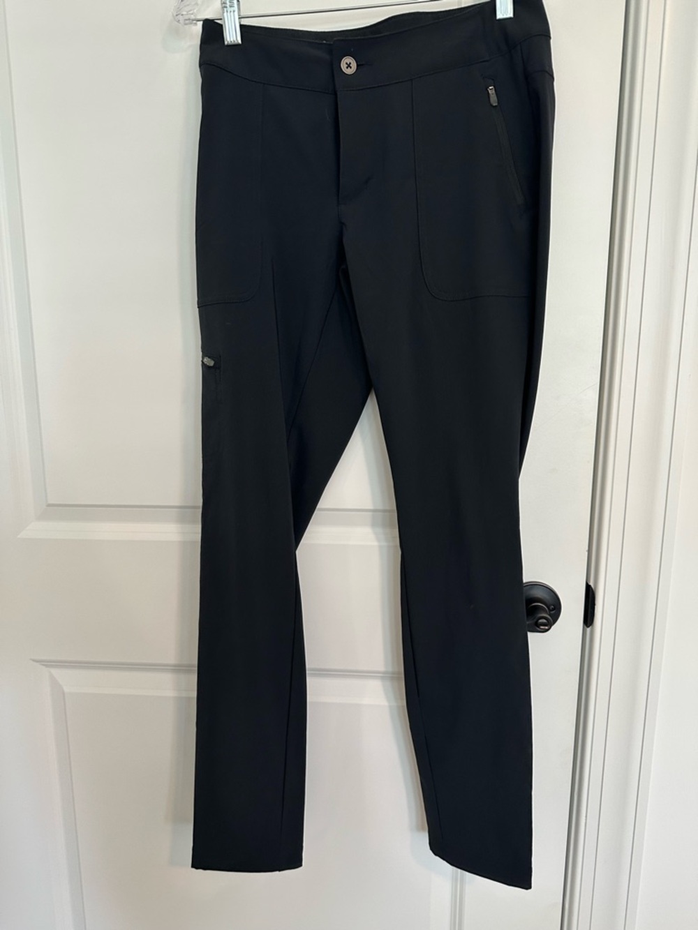 Black Straight-Leg Women's Performance Pants